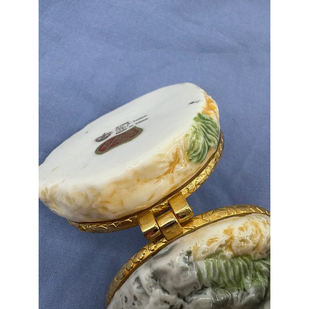 Lefton Bear Trinket Box Hidden Ring Case Nancy Drew Aesthetic Secret Treasure
